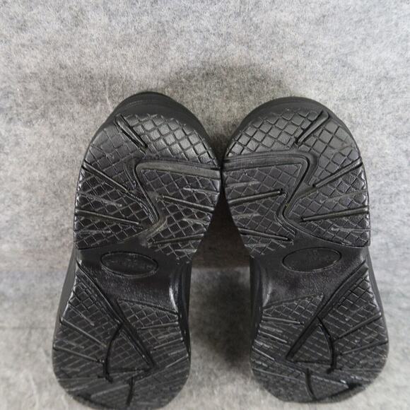 Pothia Shoes Womens 37 Clog Slip On Comfort Walking Work Leather Black Classic - Picture 10 of 14